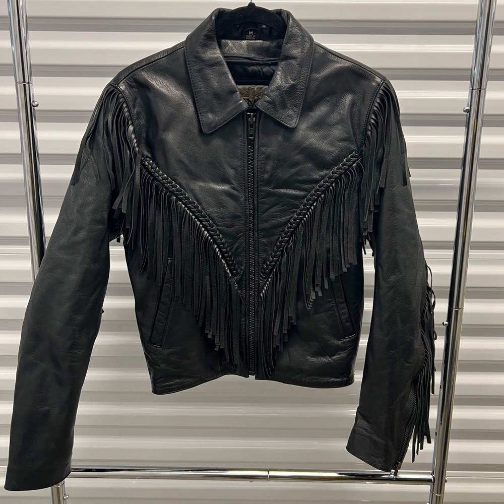 ONE OF A KIND 100% Genuine Leather Fringe Jacket